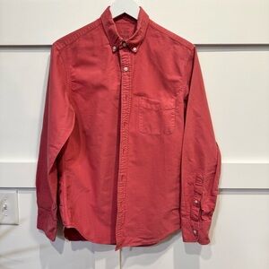 J. Crew Factory Garment Dyed Oxford Button Down